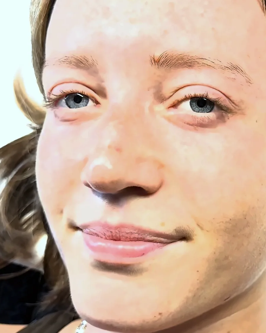 Before: Korean lash lift and tint